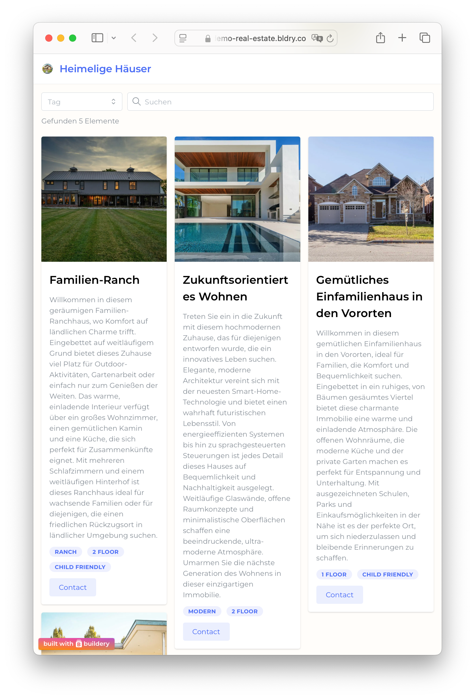 <strong>Wir zeigen keine echten Kunden-Websites, aber...</strong>