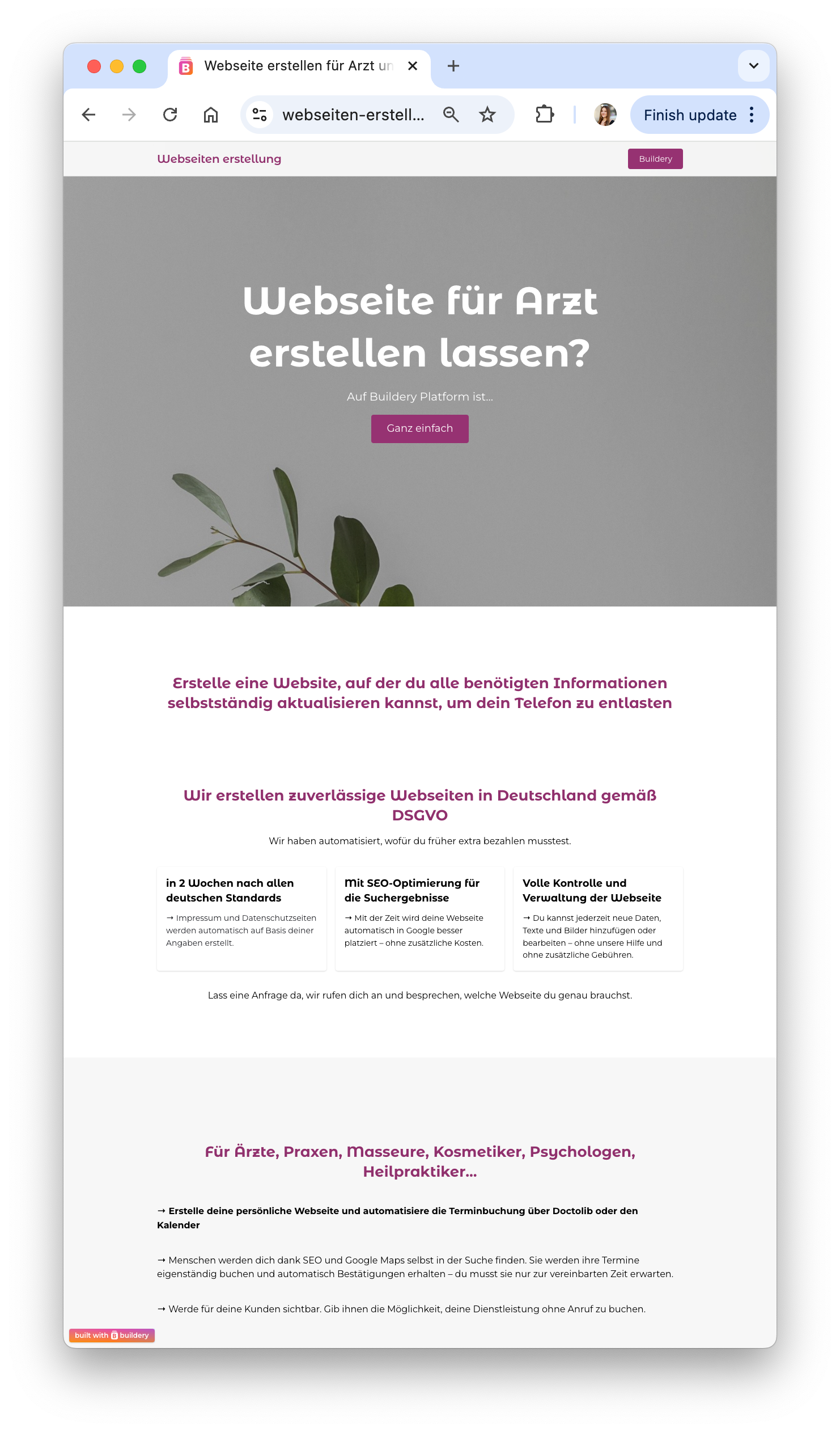 Our website for counselling